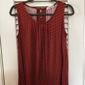 iGENJUN Geometric Print Dressy Tank Top - XL